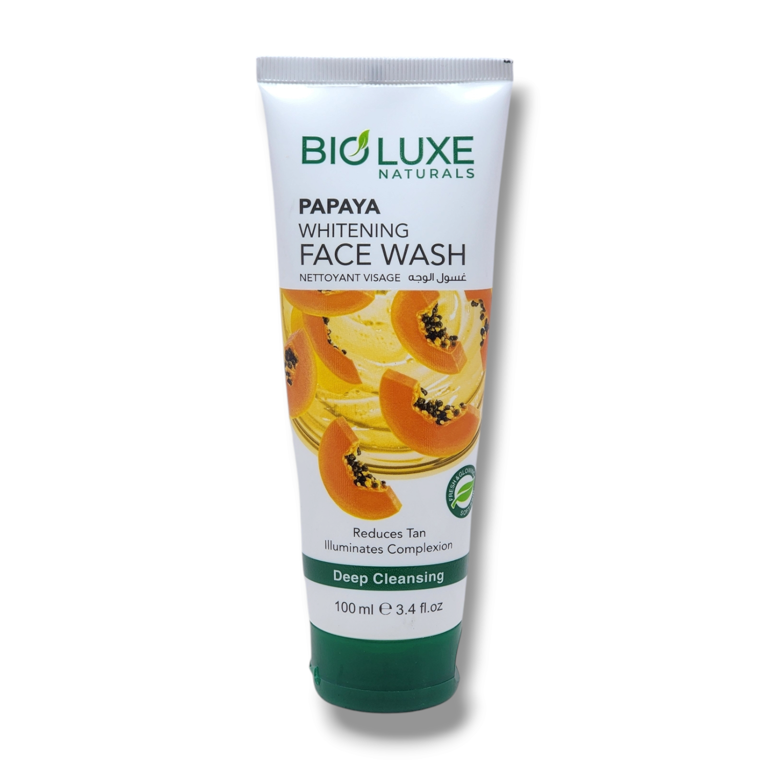 Bio luxe Papaya whitening Face wash 100ml 1 Bioluxe Whitening Papaya Deep Cleansing Face Wash 100ml - Image 1