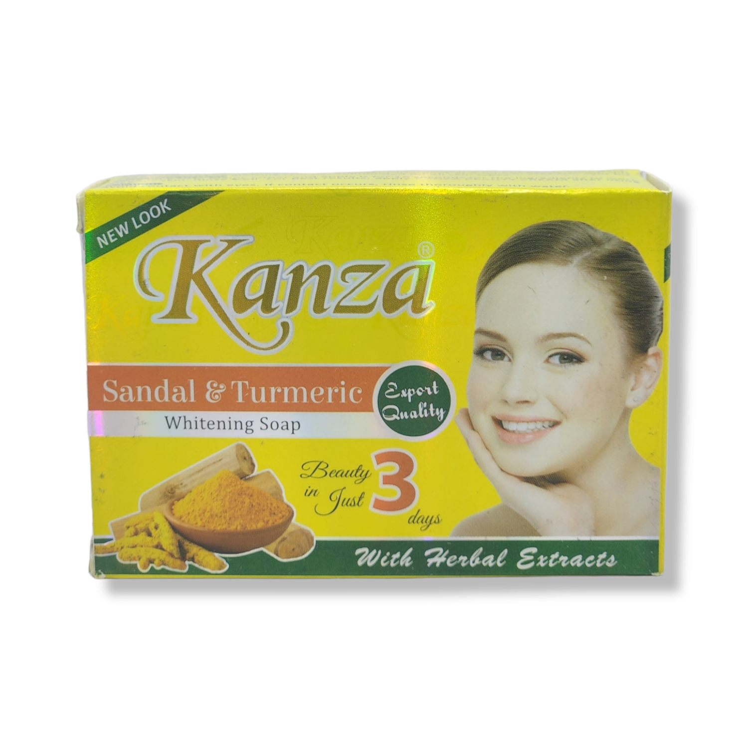 Kanza Sandal & Turmeric Whitening Soap 100g 3 Kanza Sandal & Turmeric Whitening Soap 100g