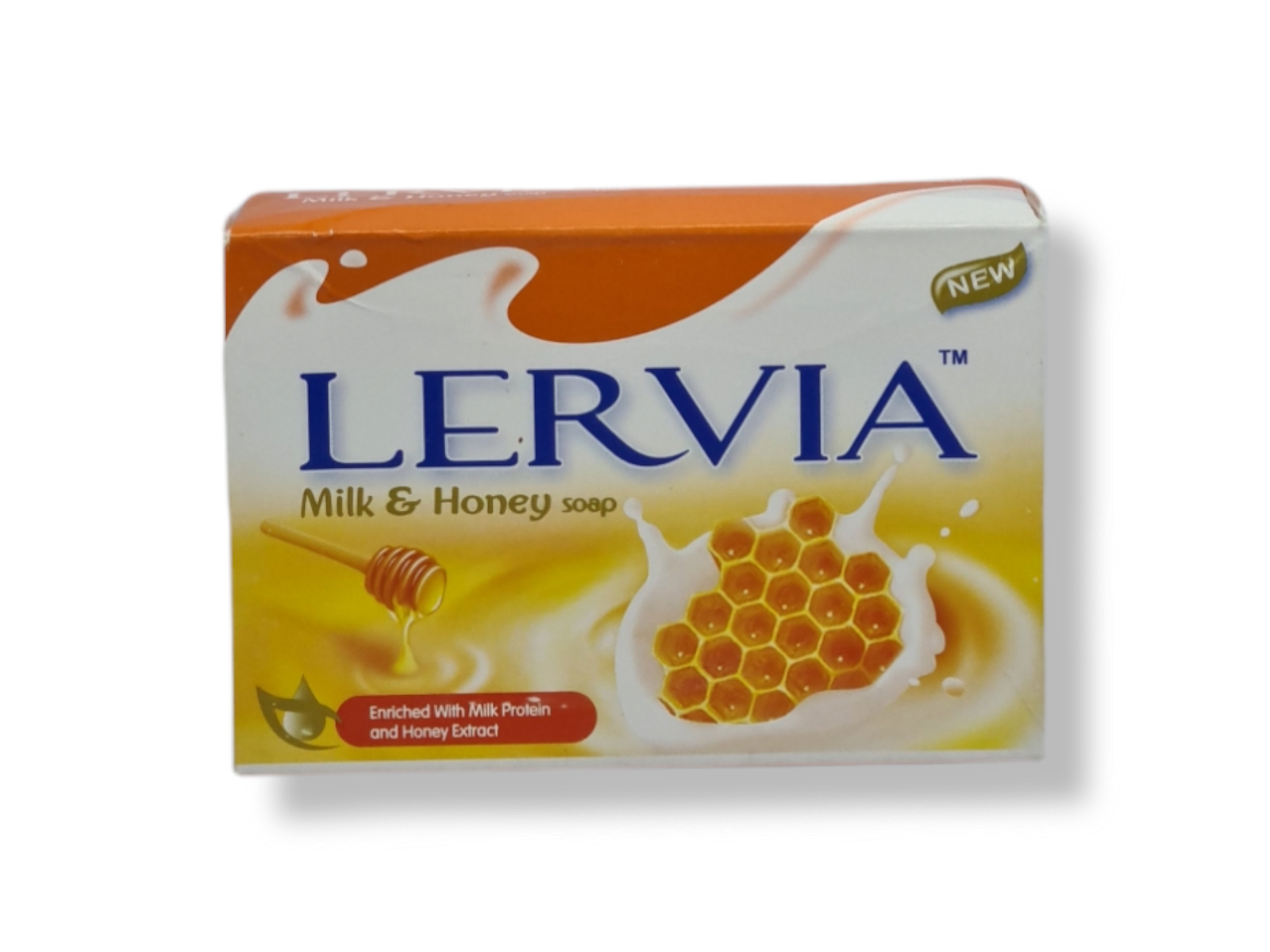 Lervia Milk And Honey Soap 90g 3 Lervia Soap Enriched with Milk Protein and Honey Extract 90g