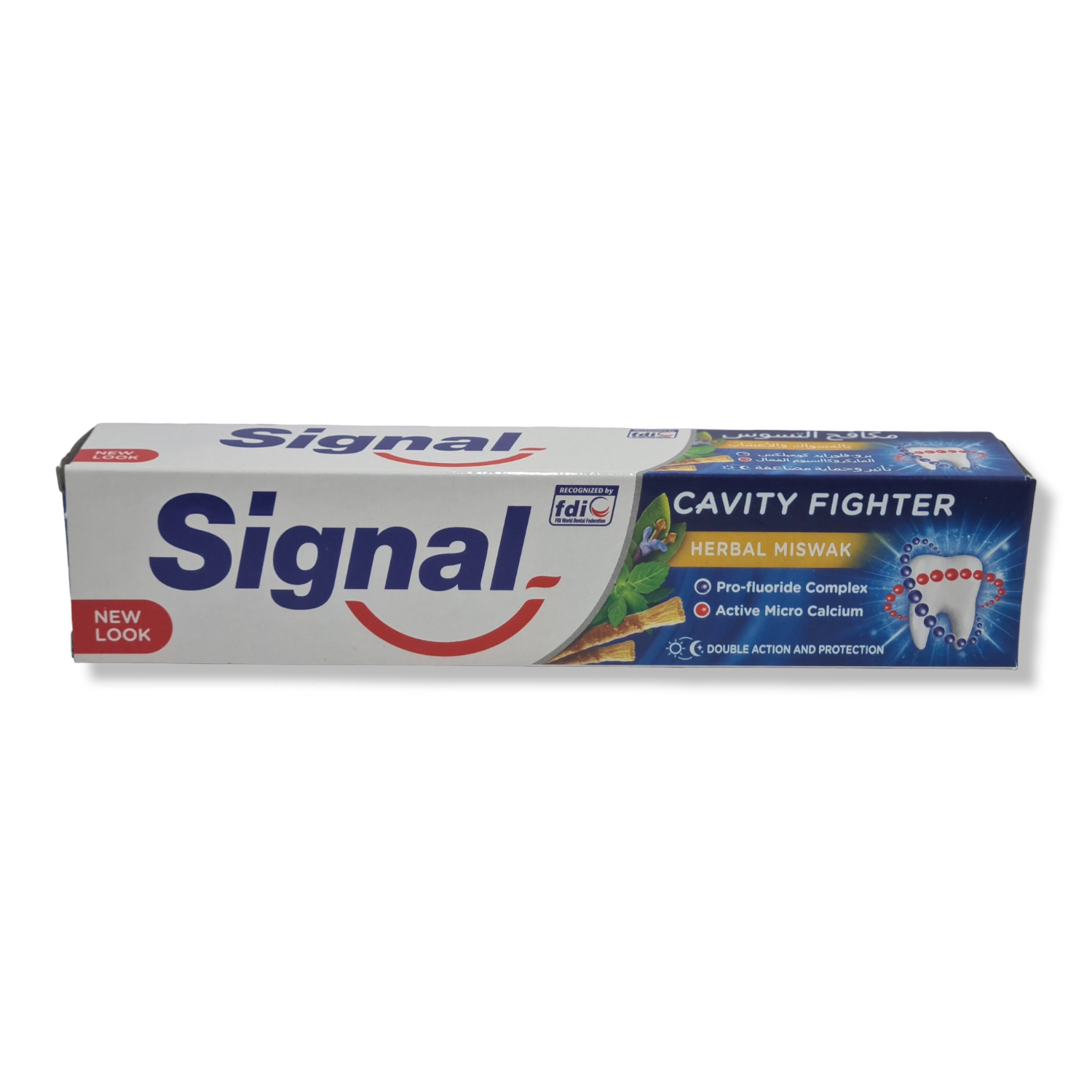 Signal CAVITY FIGHTER HERBAL MISWAK Fresh Mint Toothpaste 120ml 1 Signal CAVITY FIGHTER HERBAL MISWAK Toothpaste 120ml