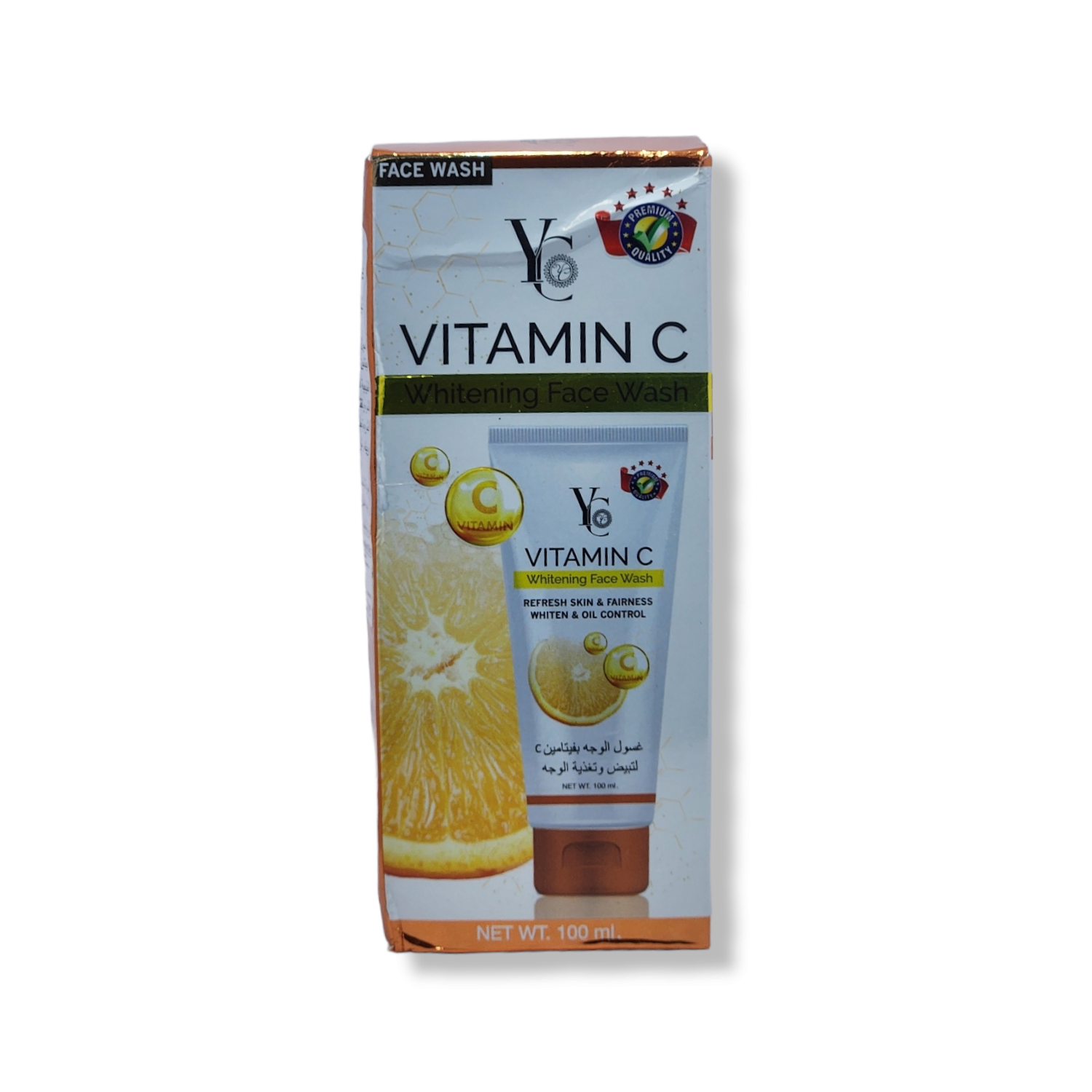 Yc Vitamin C Whitening Fairness Face wash 100ml 1 Yc Vitamin C Whitening Fairness