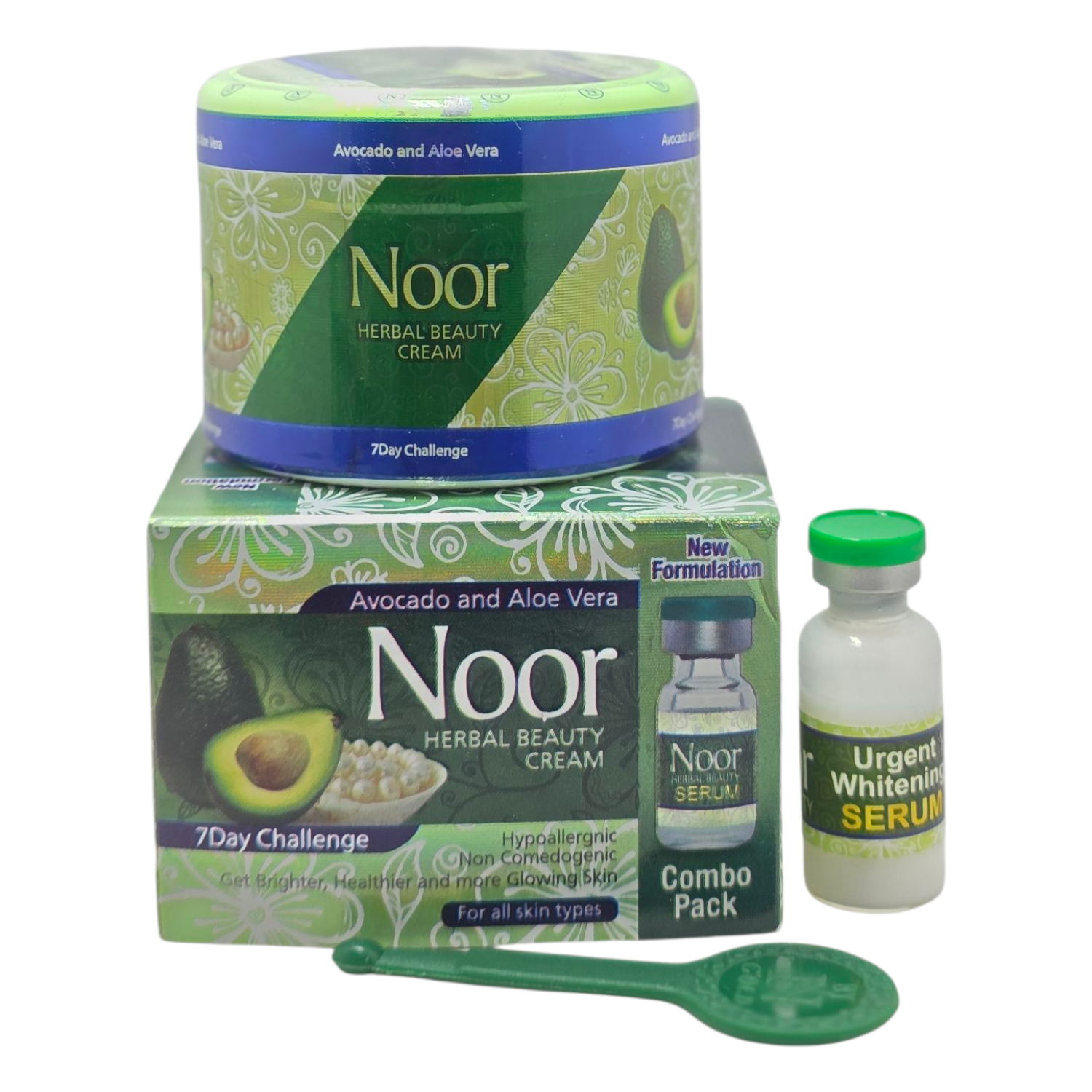 20250917_190658 (1) Noor Herbal Cream with Serum 30g enriched with herbal extracts for bright, soft, and nourished skin