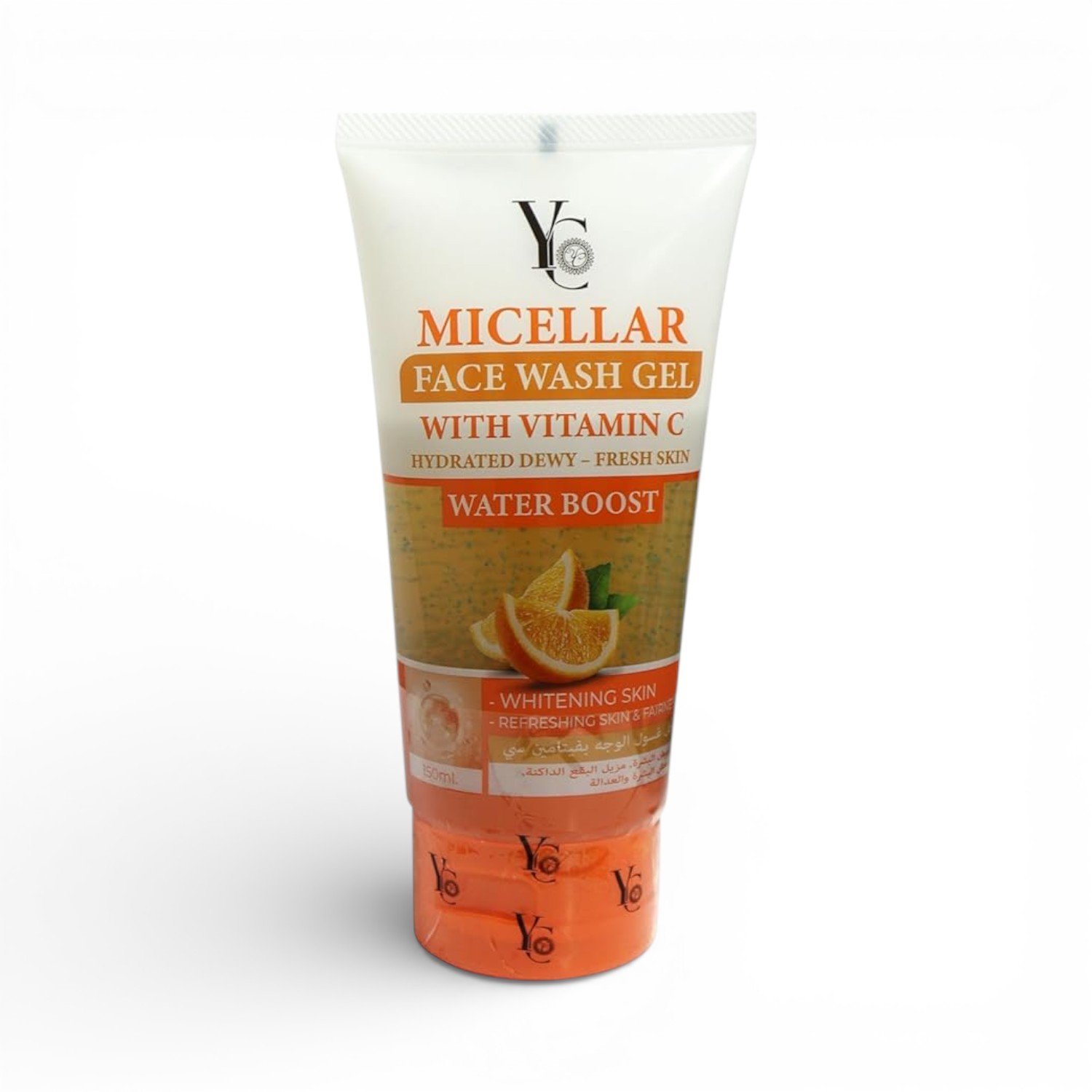 6122oKI-WeL._SL1500_-Photoroom.jpg YC Micellar Face Wash Gel With Vitamin C 150ml - Image 1
