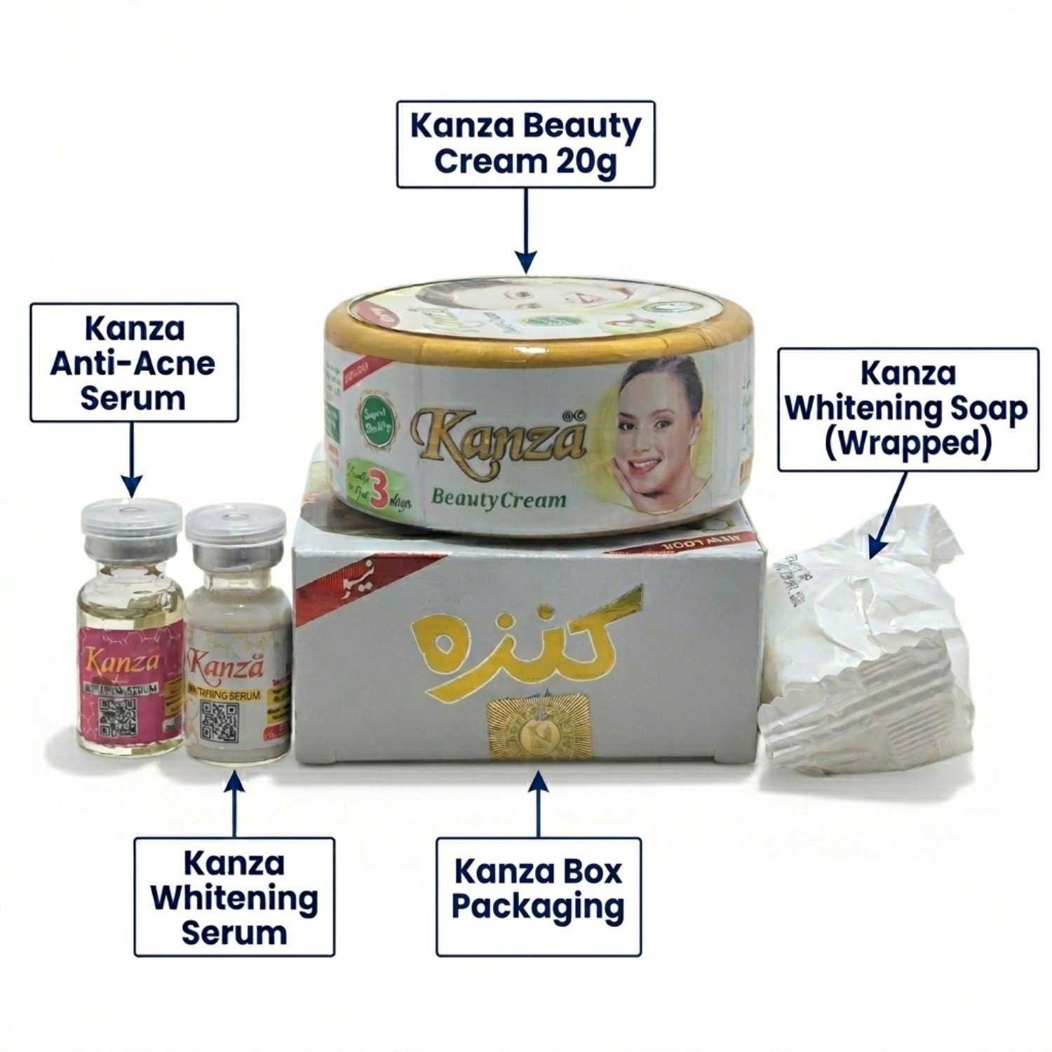Kanza-Ultimate-Beauty-Kit-Cream-Soap-2-Serums-16.jpg Kanza Ultimate Beauty Kit (Cream, Soap & 2 Serums) - Image 1