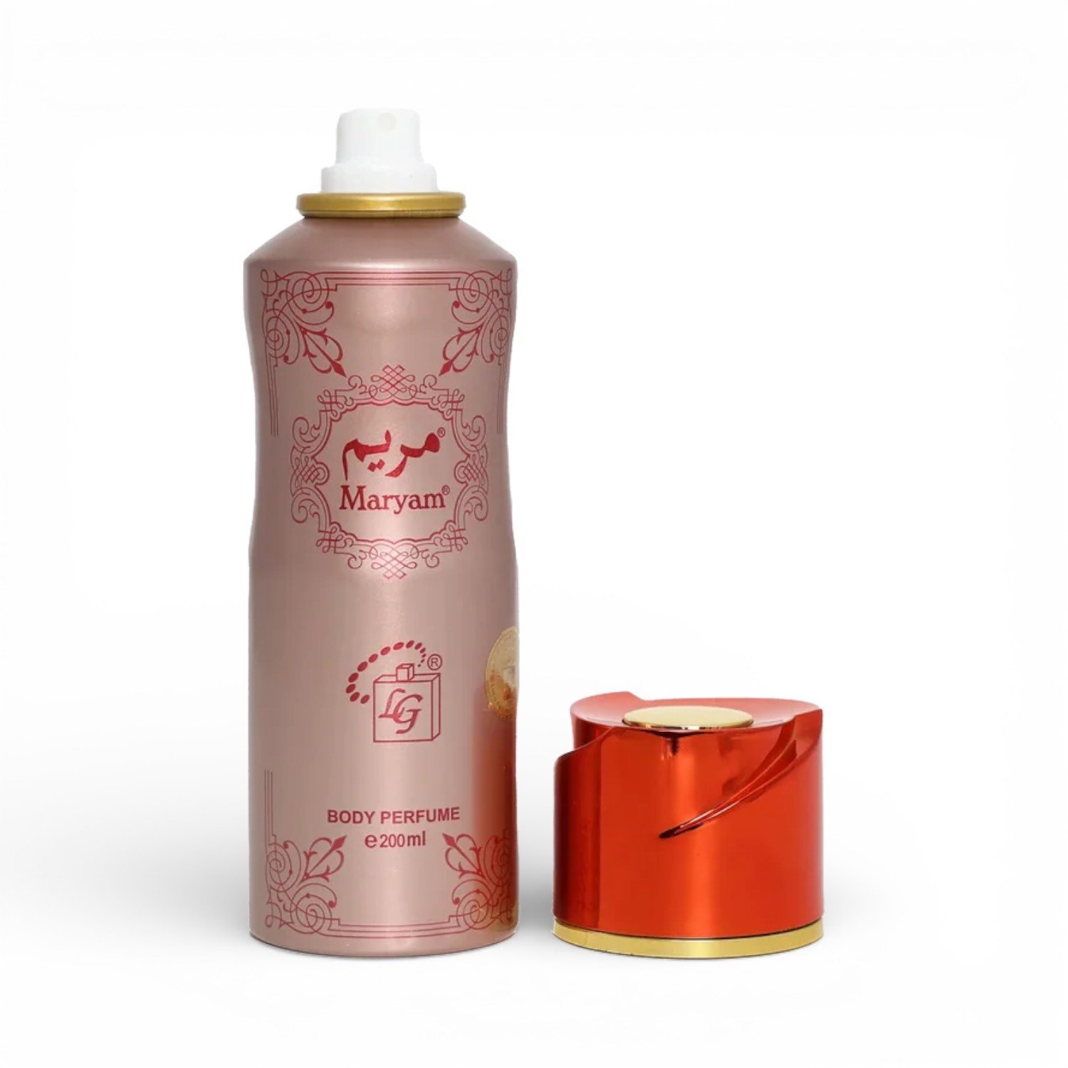 Maryam-Body-Spray-Rose-Gold-200ml-1.jpg Maryam Body Spray Rose Gold 200ml - Image 1