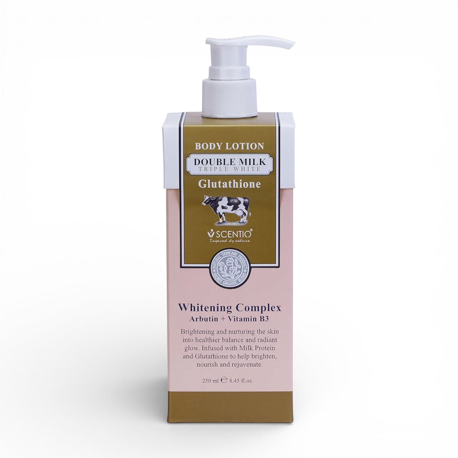 Scentio-Organic-Double-Milk-Triple-Whitening-Body-Lotion-250-ML-Made-In-THAILAND-1.png Scentio Organic Double Milk Triple Whitening Body Lotion 250 ML (Made In THAILAND) - Image 1