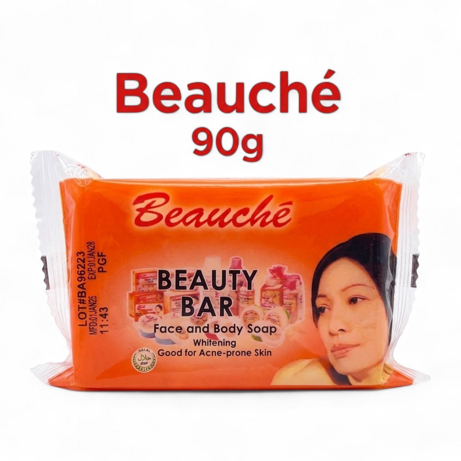 Beauche-Beauty-Bar-Soap-90g.jpg Beauche Beauty Bar Soap 90g - Image 1