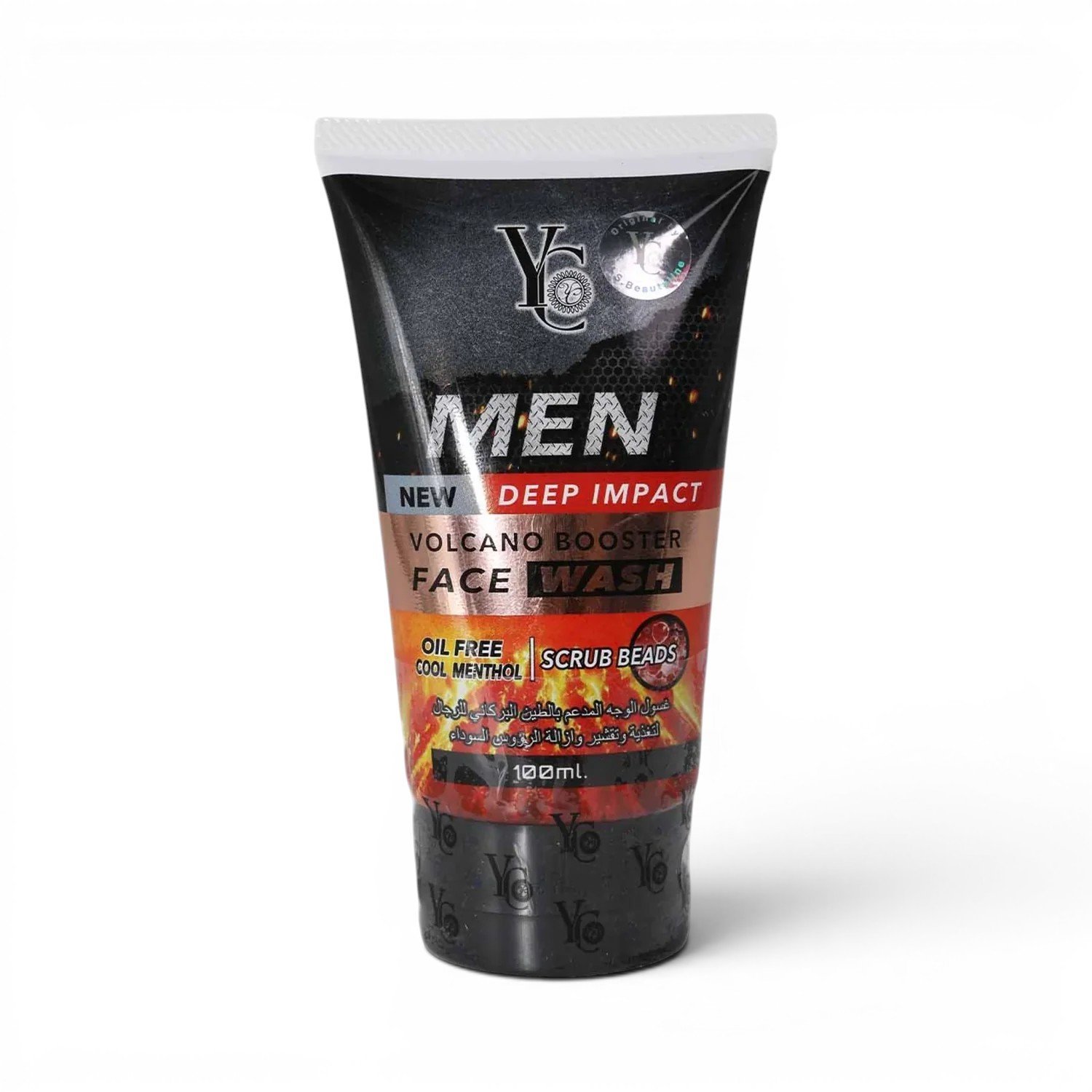Yc-Men-Deep-Impact-Volcano-Booster-Face-Wash-100ml.jpg Yc Men Deep Impact Volcano Booster Face Wash 100ml - Image 1