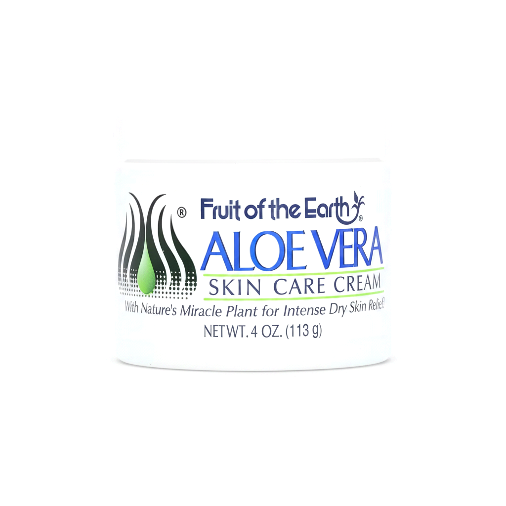 unnamed-file.png Fruit of the Earth, Aloe Vera, Skin Care Cream, 4 oz (113 g) - Image 1