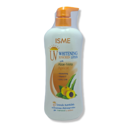 Isme whitening sunscreen lotion with Aloe Vera and apricot 400ml