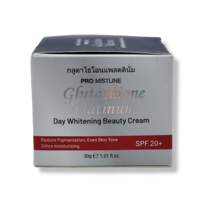 Mistline Glutathione Platinum day whitening cream SPF20+ 30g