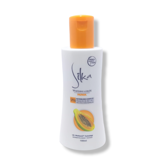 Silka Papaya Skin Whitening Lotion result in 7 days 100ml