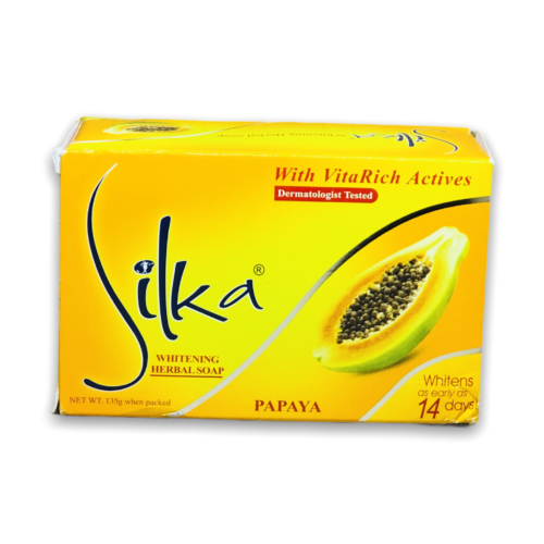 Silka Papaya Skin Whitening Soap 135g