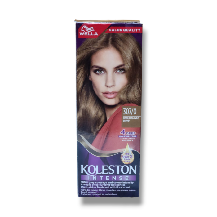 Wella Koleston Hair Color - Medium Blonde 307/0 110ml