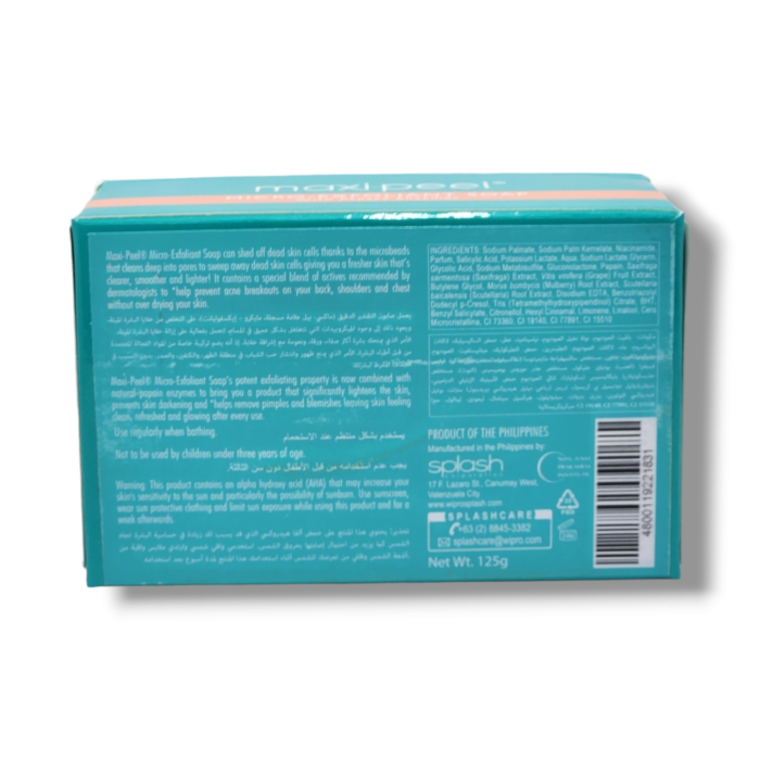 Maxipeel Micro exfoliant soap with Papaya Enzymes 125g