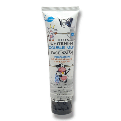 YC Extra Whitening Double Milk Face Wash 100ml