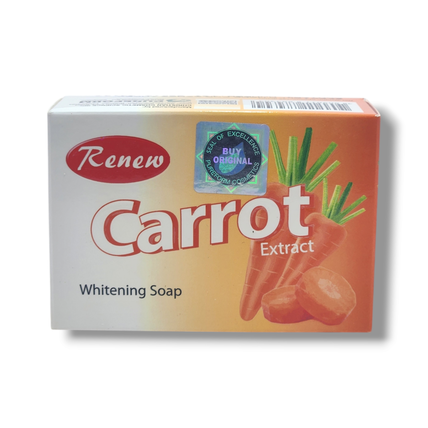 Renew Carrot extract whitening soap 135g 1 Renew Carrot extract whitening soap 135g