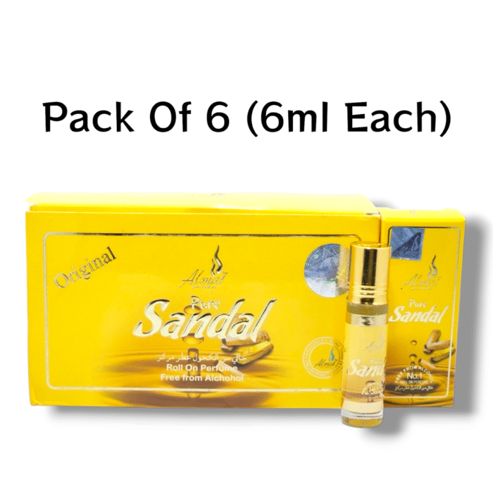 Almas Sandal Roll-on Perfume | Alcohol-Free | 6ml
