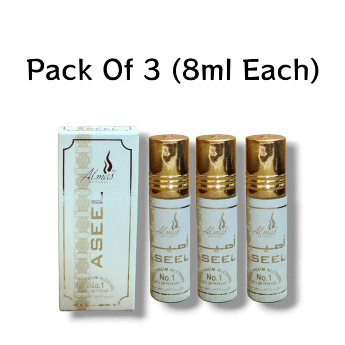 Almas perfumes Aseel Roll-on Perfume Free From Alcohol 8ml