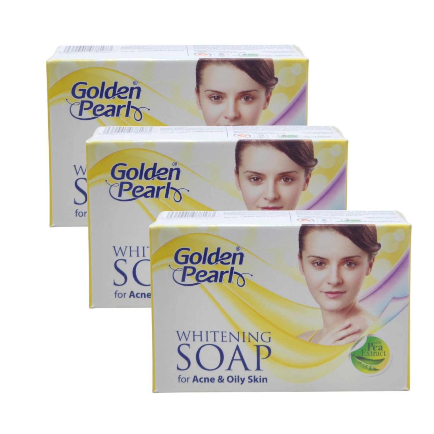 Golden Pearl whitening soap for acne and oily skin 100g 1 Golden Pearl Whitening Soap for Oily and Acne-Prone Skin 100g