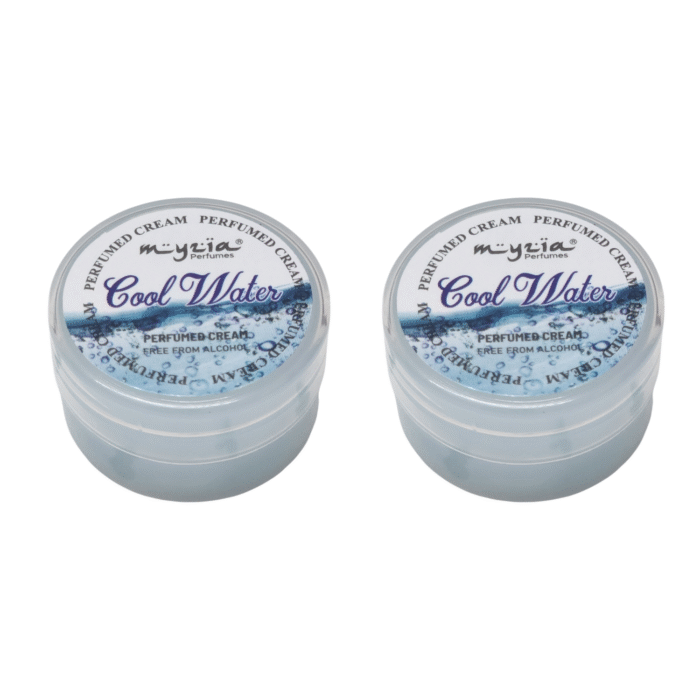 Myzia Cool Water Perfumed Cream 10g – Alcohol-free aquatic fragrance cream in travel-friendly size