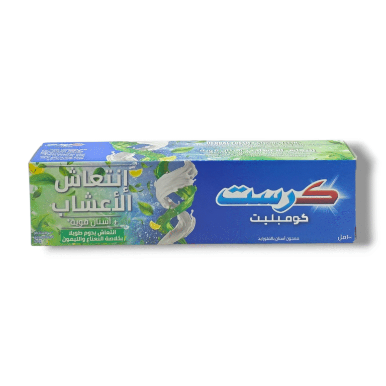 Crest Complete Herbal Fresh Toothpaste 100ml – Mint & Lime Extract for Strong Teeth