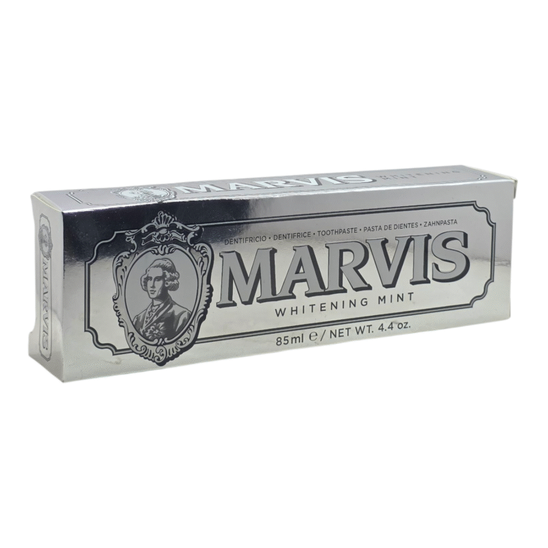 Marvis Smokers Whitening Mint Toothpaste 85ml for stain removal, fresh breath, and brighter teeth