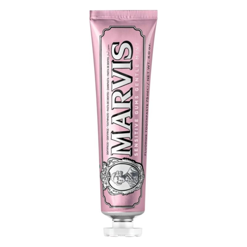 Marvis Sensitive Gums Gentle Mint Toothpaste 75ml – Premium Italian Toothpaste for Sensitive Gums