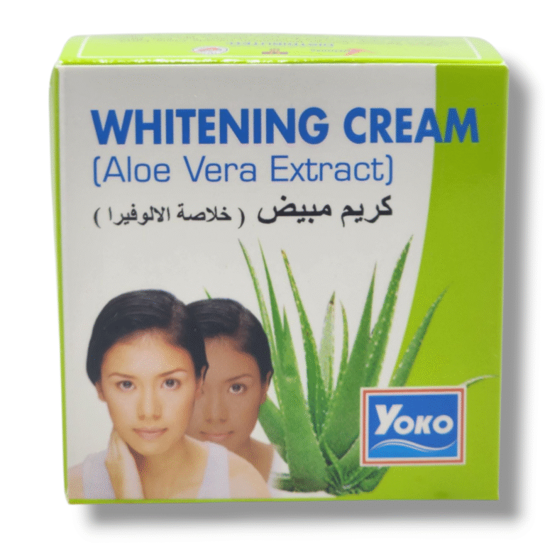 Yoko Aloe Vera Whitening Cream 4g made in Thailand for bright, smooth, and nourished skin