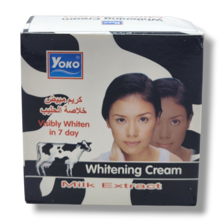 Yoko Milk Whitening Cream 4g made in Thailand for bright, smooth, and nourished skin