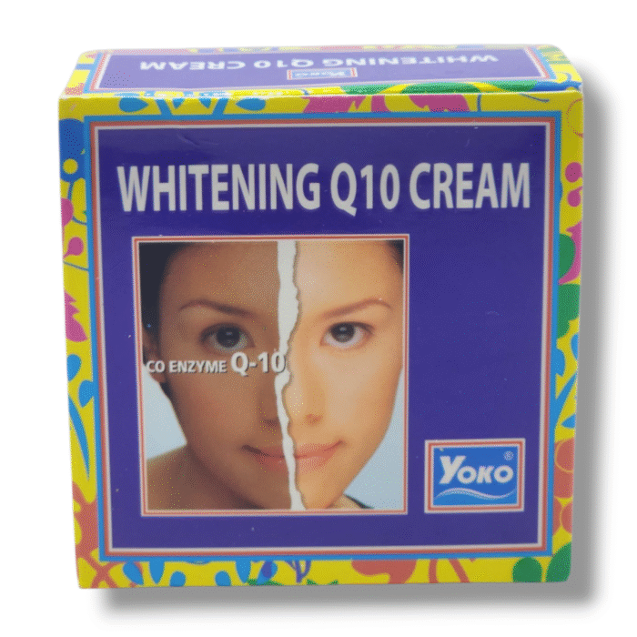 Yoko Whitening Q10 Cream 4g made in Thailand for bright, smooth, and rejuvenated skin