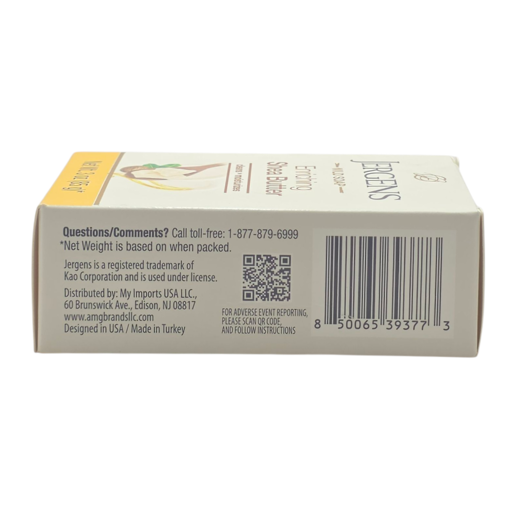 Jergens Enriching Shea Butte Soap (2 Pack of 85g) 10 Jergens Enriching Shea Butte Soap (2 Pack of 85g)