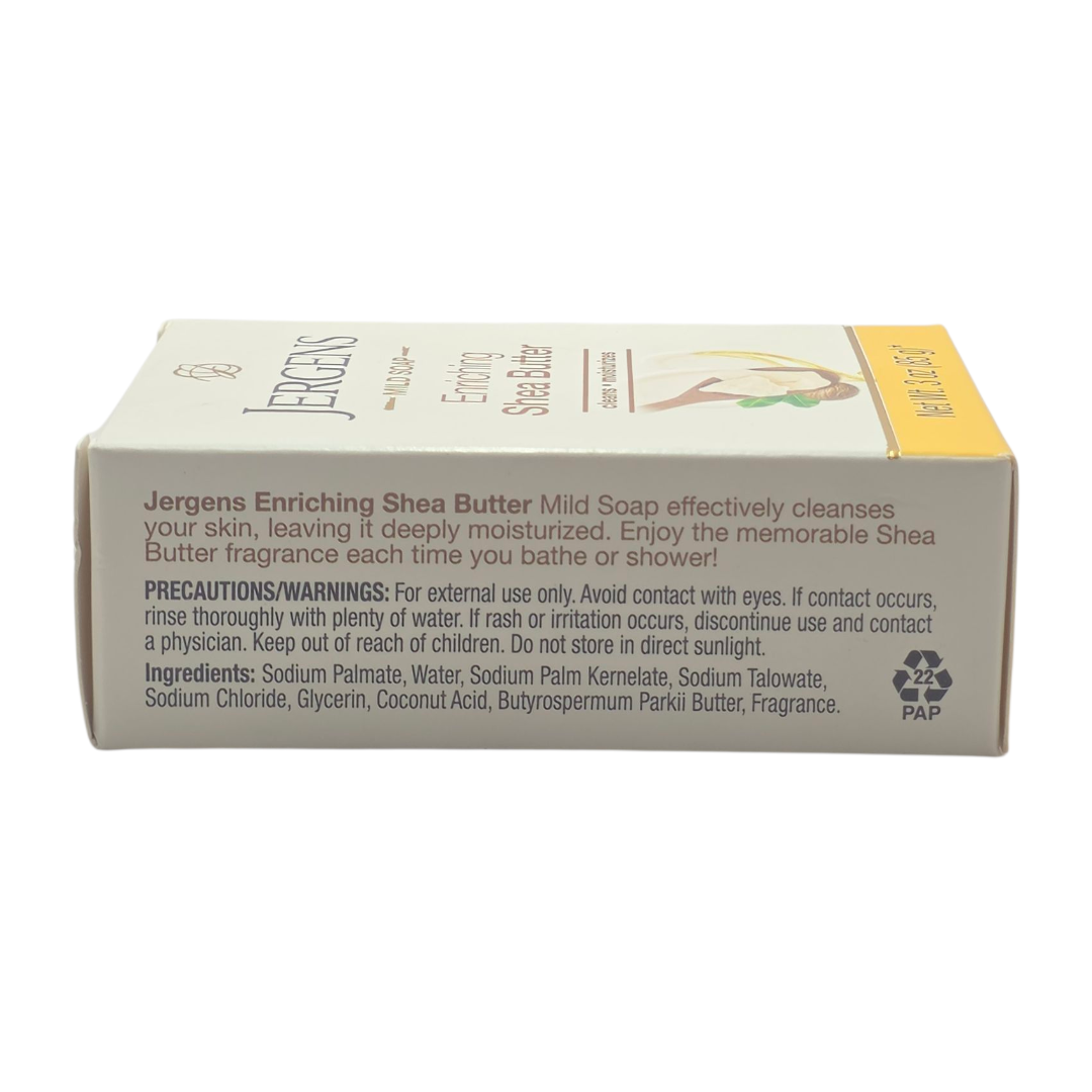 Jergens Enriching Shea Butte Soap (2 Pack of 85g) 11 Jergens Enriching Shea Butte Soap (2 Pack of 85g)
