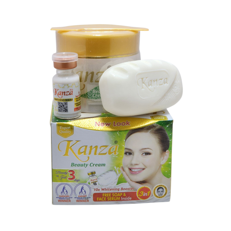 Kanza Beauty Cream with Face Soap and Face Serum 50g