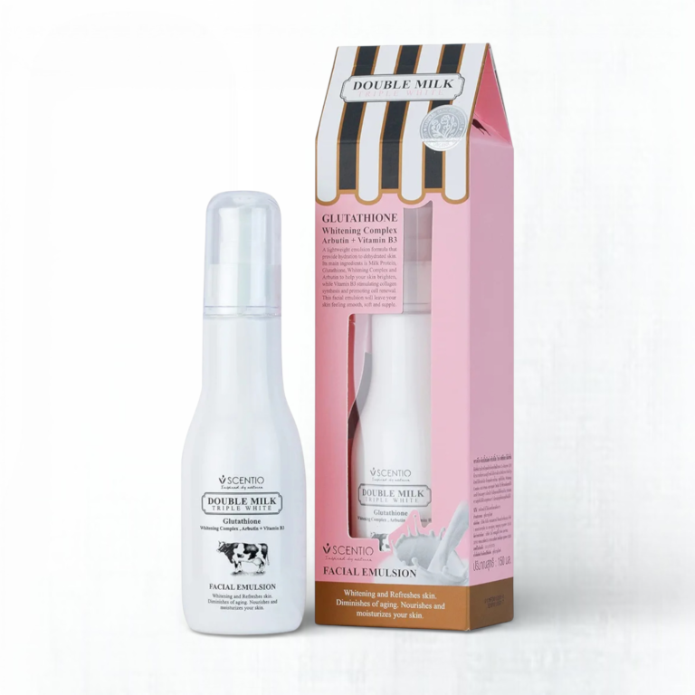 Scentio Double Milk Triple White Facial Emulsion: 150ml Brightening Powerhouse