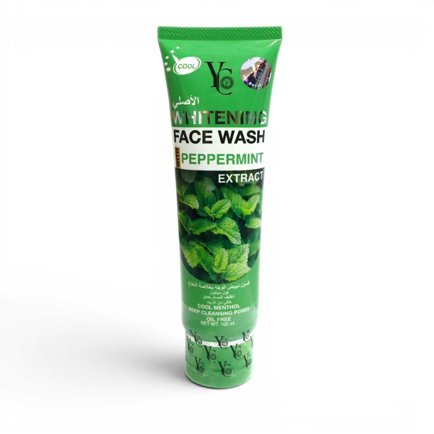 Yc-Whitening-Face-Wash-with-Peppermint-Extract-100ml.jpg Yc Whitening Face Wash with Peppermint Extract 100ml - Image 1