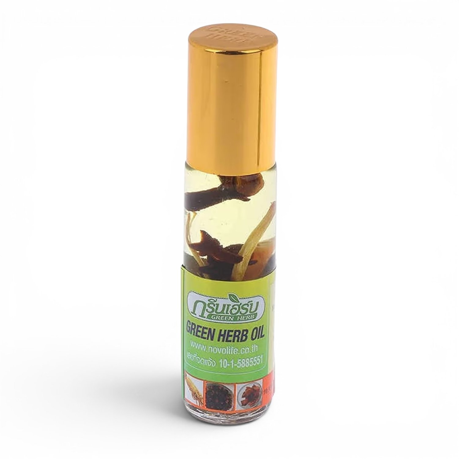 Green-Herb-Oil-Pain-Relief-Oil-8ml-Roll-on-Pack-of-1-5.jpg Green Herb Oil Pain Relief Oil 8ml Roll-on - Image 1