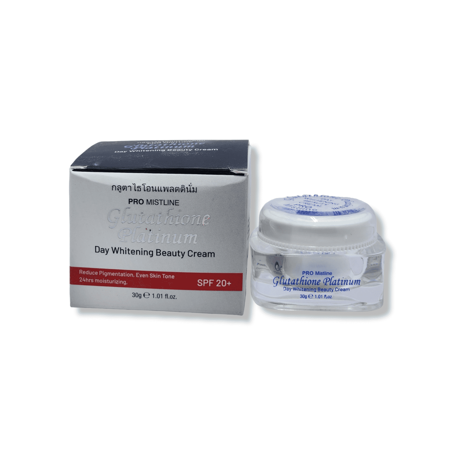 Pro Mistline Glutathione Platinum day whitening cream SPF20+ 30g 10 Mistline Glutathione Platinum day whitening cream SPF20+ 30g