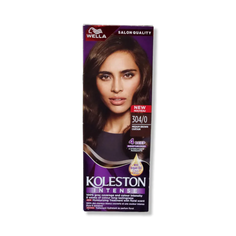 Wella Koleston Hair Color - Medium Brown 304/0