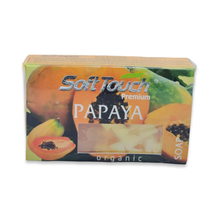 Soft Touch Papaya Organic Soap, 125g