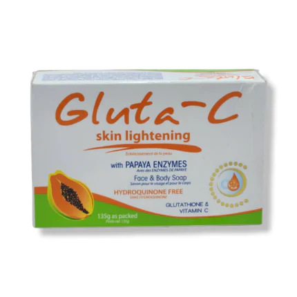 Gluta C Intensive Whitening With Papaya Face And Body Soap 135g