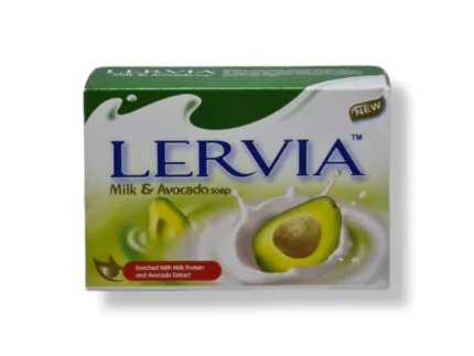 Lervia Soap Enriched with Milk Protein and Avocado Extract 90g