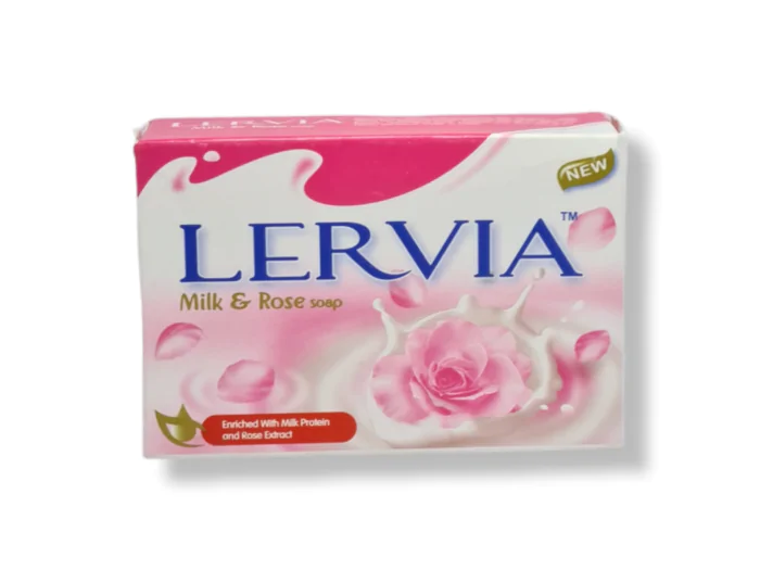 Lervia Soap Enriched with Milk Protein and Rose Extract 90g