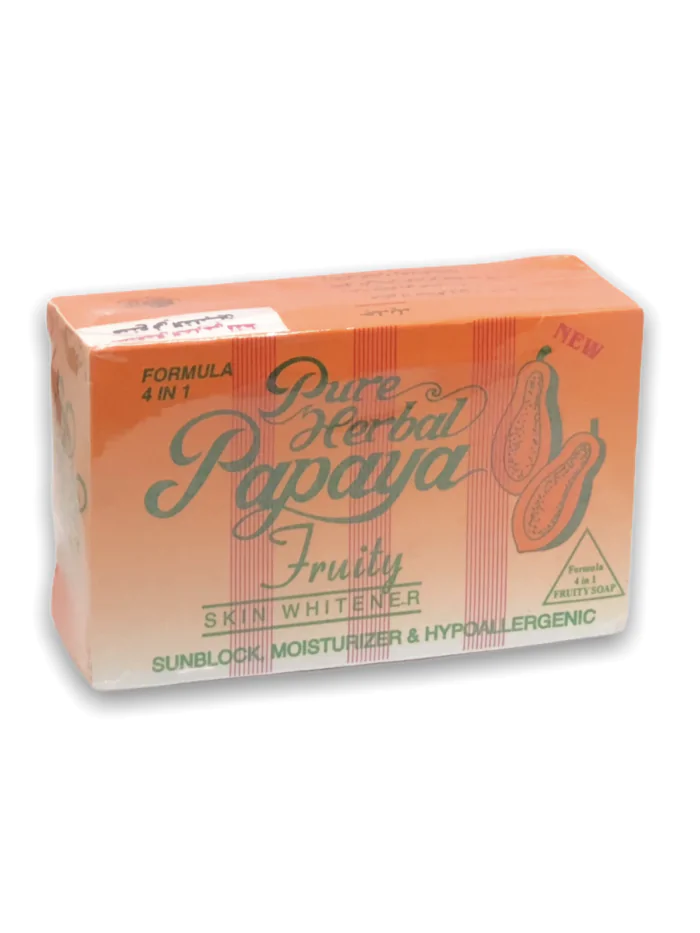 Pure Herbal Papaya Fruity Skin Whitening Soap 135g