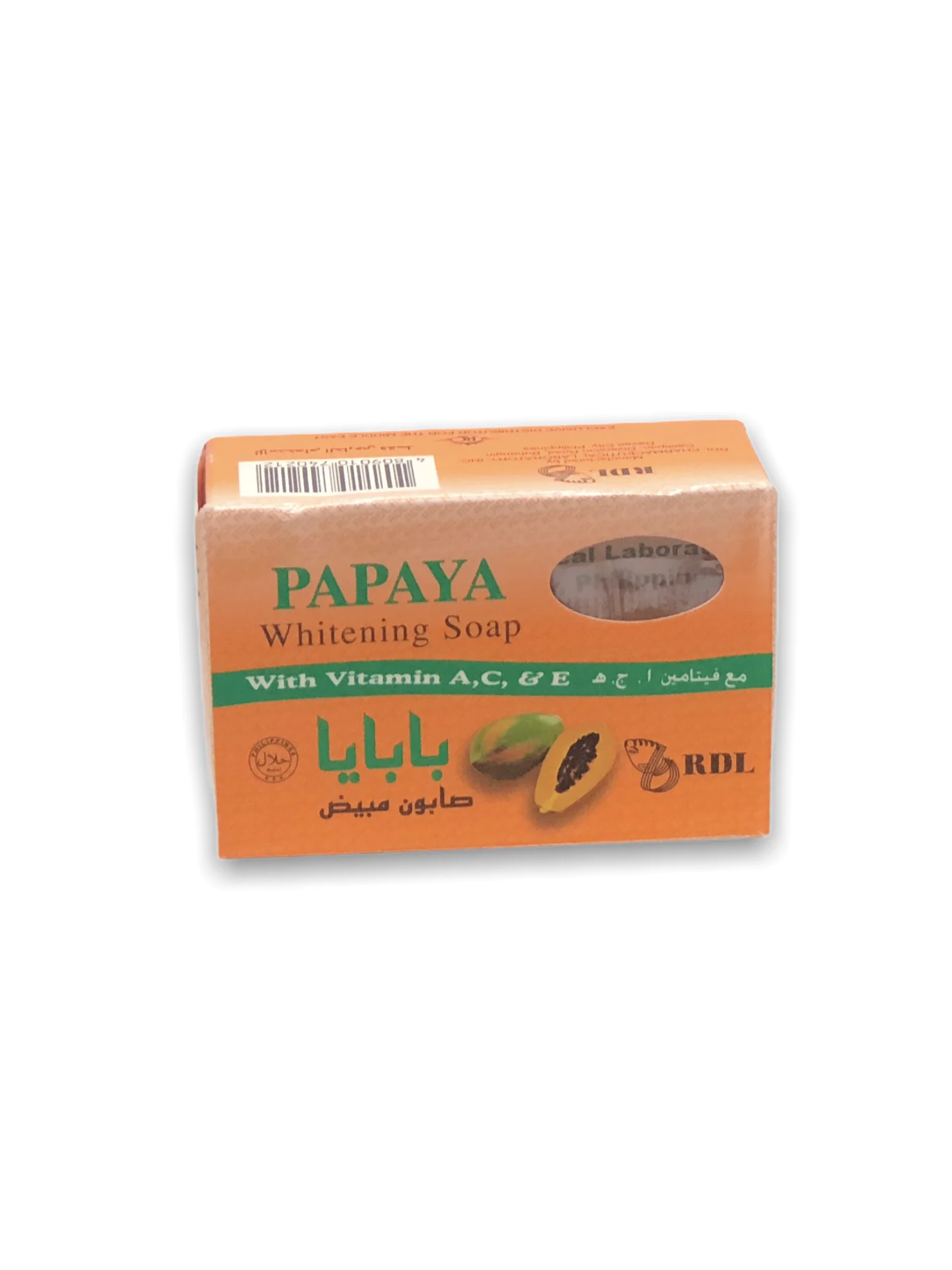 RDL Papaya Whitening Soap With Vitamin A,C and E 135g