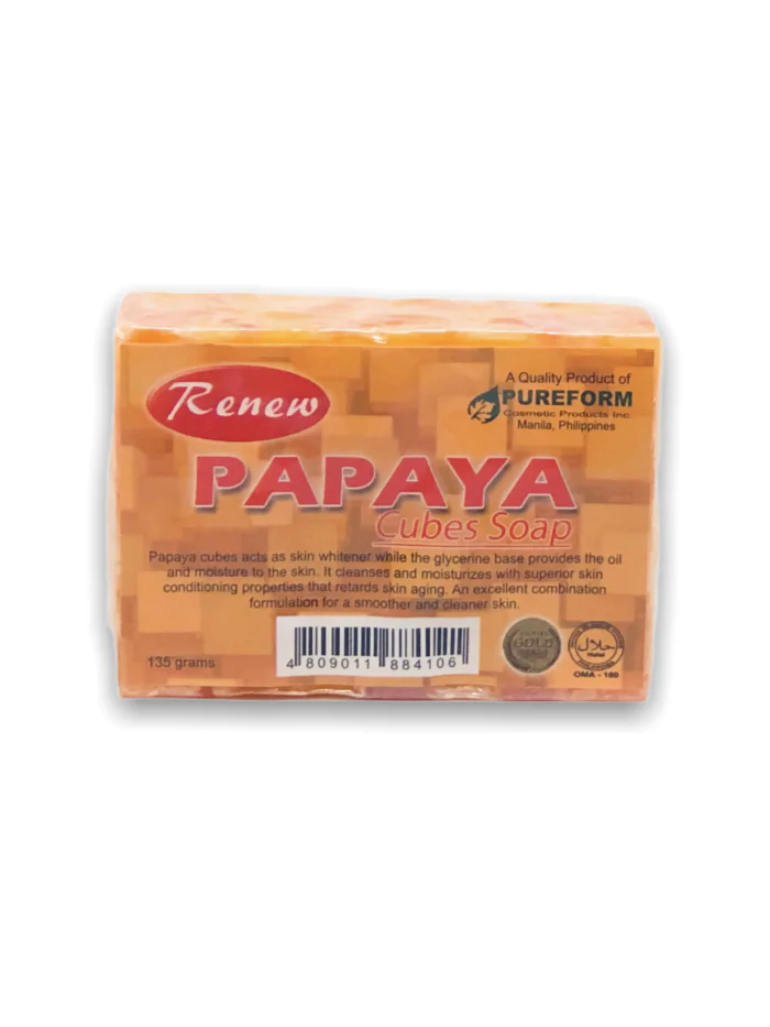 Renew Papaya Cubes Soap 135g