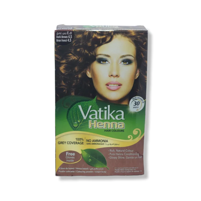 Vatika Henna Hair Colours - Dark Brown 4.5