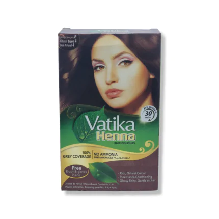 Vatika Henna Hair Colours - Natural Brown 4