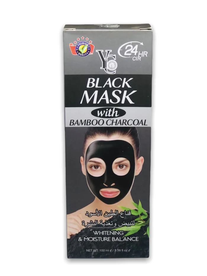 Yc Black Mask With Bamboo Charcoal 100ml