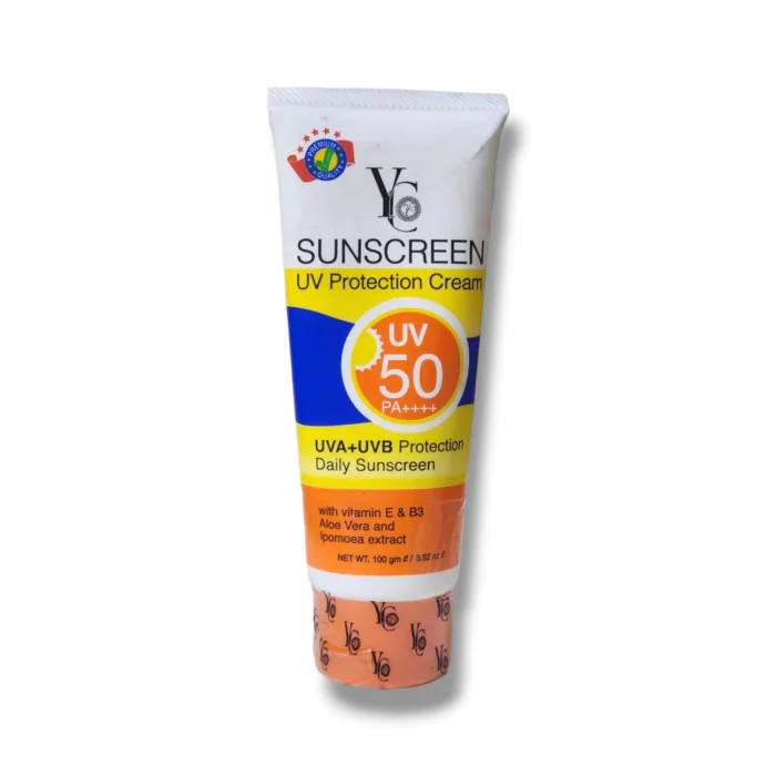 Yc Sunscreen Uv Protection Cream UV50 UVA+UVB 100g